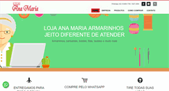 Desktop Screenshot of lojaanamaria.com.br