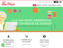 Tablet Screenshot of lojaanamaria.com.br